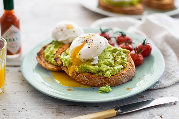 Αυγά Ποσέ με Αβοκάντο